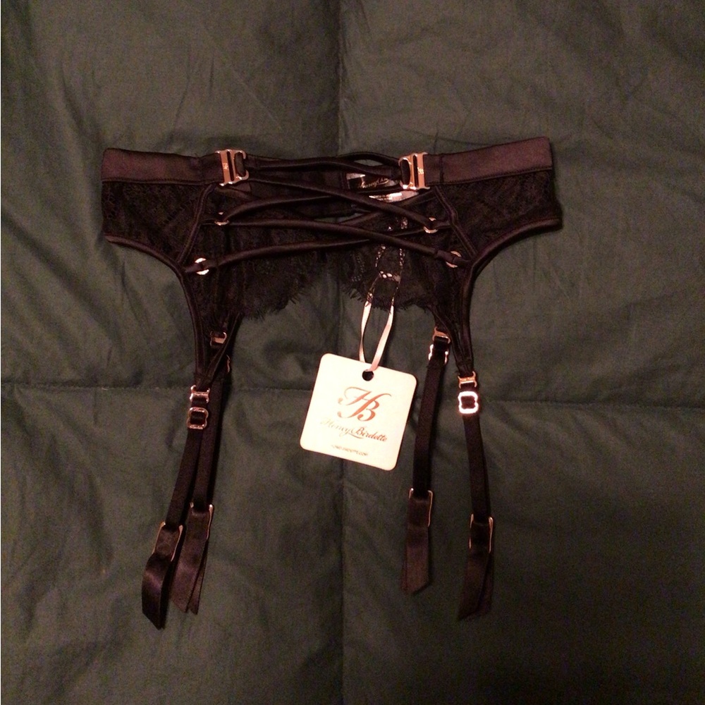 Honey Birdette Tessa Garter Belt